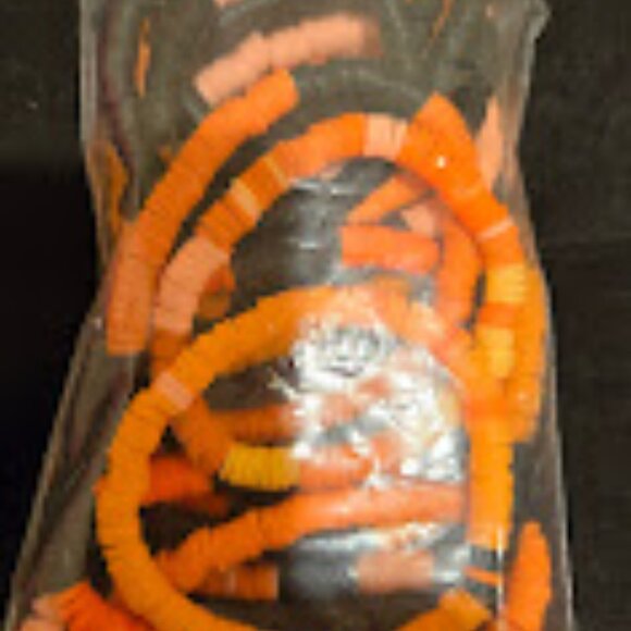 16 Fimo Orange /Black Bracelets for Halloween!! All just 15$ - Picture 3 of 3
